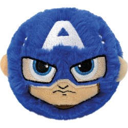 Ty Beanie Bouncers Marvel Captain America Fluffy Ball Bouncing Blue 1607-83031 008421830312