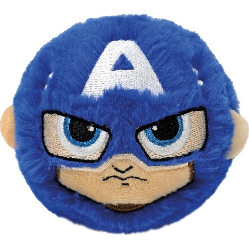 TY Beanie Bouncers Marvel Captain America Χνουδωτό Μπαλάκι που Αναπηδάει Μπλε 1607-83031 008421830312
