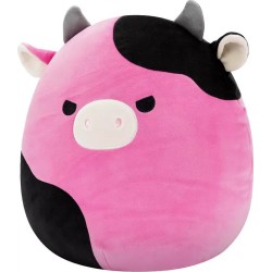 Squishmallows - Plush Wave 8a (6 Designs) 30.5cm - Jazwares Polyanna the Black and Pink Cow, Pollyanna OR Cover, Sqcr07676, JWSQ