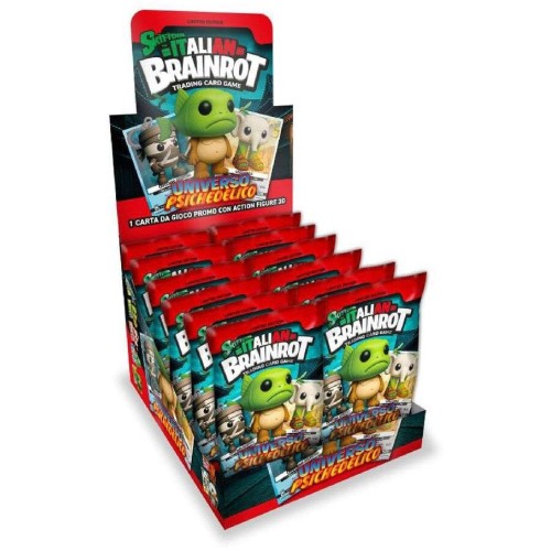 Giochi Preziosi Skifidol Italian Brainrot Trading Card Game Φακελάκι Με 1 3D Cuties Συλλεκτική Φιγούρα Μπρελόκ & 1 Συλλεκτική Κά