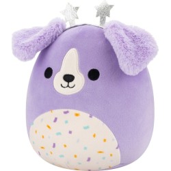 Squishmallows - Loutine Celebration (5 Designs) 19cm - Jazwares Deontae the Retriever With Confetti Belly, Deontay Retriever, Sq