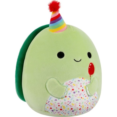 Squishmallows - Loutine Celebration (5 Designs) 19cm - Jazwares Henry The Turtle With Confetti Belly, Henry the Turtle, Sqcr0777