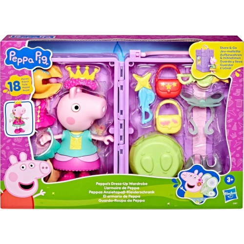 Hasbro Peppa Pig Peppas Dress-up Wardrobe Playset G1017 5010996308078