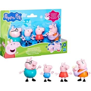 Hasbro Peppa Pig Peppas Family of Five Figure Set G0506 5010996308054