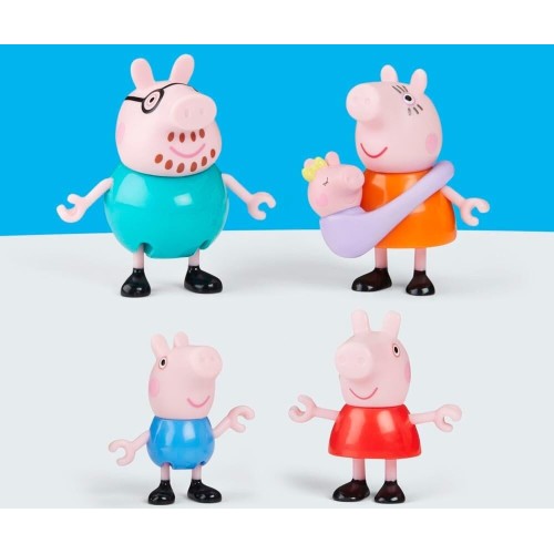 Hasbro Peppa Pig Peppas Family of Five Figure Set G0506 5010996308054