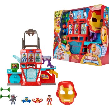 Hasbro Marvel Avengers Iron Man and His Awesome Friends Marvel Iron Quarters Boys and Girls Electr G1259 5010996313270
