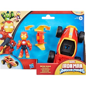 Hasbro Iron Man and His Awesome Friends Marvel Iron Racer Action Figure and Toy Ve G1257 / G1471 5010996288769