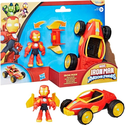 Hasbro Iron Man and His Awesome Friends Marvel Iron Racer Action Figure and Toy Ve G1257 / G1471 5010996288769