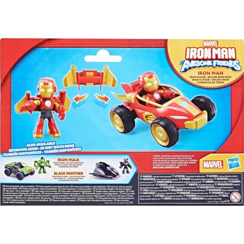 Hasbro Iron Man and His Awesome Friends Marvel Iron Racer Action Figure and Toy Ve G1257 / G1471 5010996288769