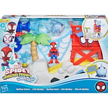 Hasbro Spidey AND HIS Amazing Friends Marvel Toys Water-webs Spidey Island Spider- G0665 5010996308757