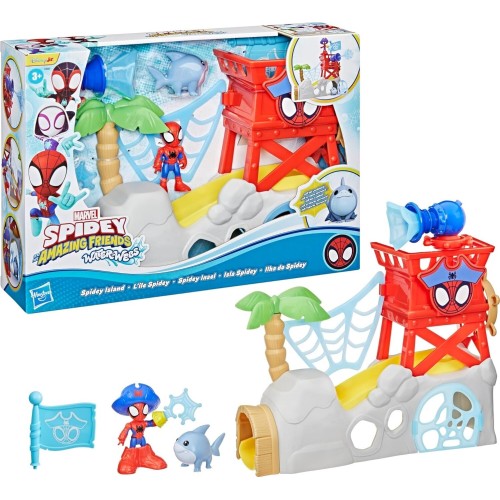 Hasbro Spidey AND HIS Amazing Friends Marvel Toys Water-webs Spidey Island Spider- G0665 5010996308757