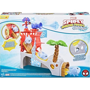 Hasbro Spidey AND HIS Amazing Friends Marvel Toys Water-webs Spidey Island Spider- G0665 5010996308757