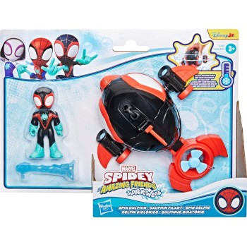 Hasbro Spiderman Spidey AND HIS Amazing Friends Marvel Water-Webs Spin Dolphin Submarine Toy G0663 / G1465 5010996281173