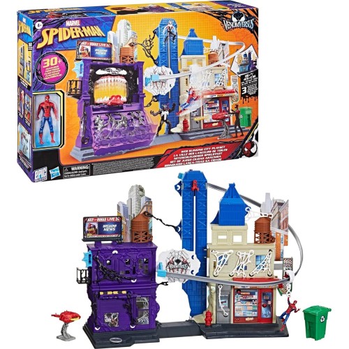 Hasbro Spiderman Marvel Spider-man Venomversus Web Slinging City Playset G0737 5010996327062