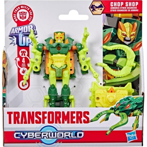 Hasbro Transformers Cyberworld Armored Cyber Changers Chop Shop Action Figure G0747 / G1053 5010996327451