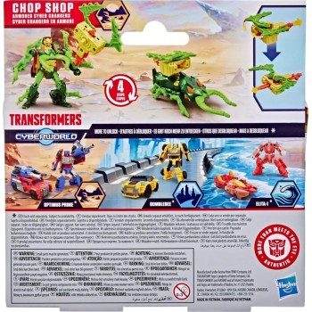 Hasbro Transformers Cyberworld Armored Cyber Changers Chop Shop Action Figure G0747 / G1053 5010996327451