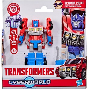 Hasbro Transformers Cyberworld Armored Cyber Changers Optimus Prime Action Figure G0747 / G1054 5010996327444