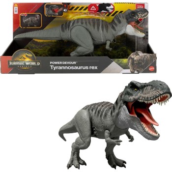 Mattel Jw Rebirth - T- Rex Με Επαναλαμβανόμενο Δάγκωμα Και Ήχους Jurassic World Παιδικά Φιγούρα Παιχνιδιού JCH02 194735270644