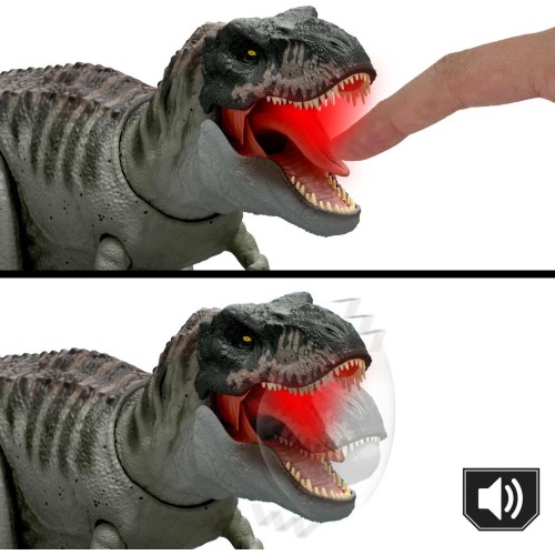 Mattel Jw Rebirth - T- Rex Με Επαναλαμβανόμενο Δάγκωμα Και Ήχους Jurassic World Παιδικά Φιγούρα Παιχνιδιού JCH02 194735270644