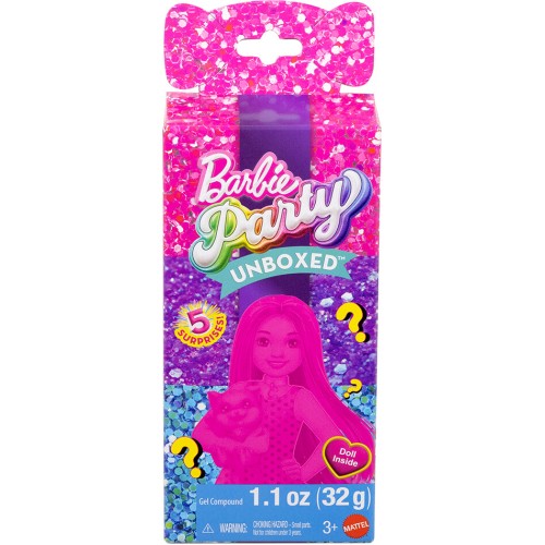 Mattel Barbie Color Reveal - Chelsea Party Unboxed - 1 Τμχ JFY04 / JFY71 194735349616