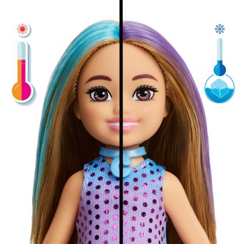 Mattel Barbie Color Reveal - Chelsea Party Unboxed - 1 Τμχ JFY04 / JFY71 194735349616