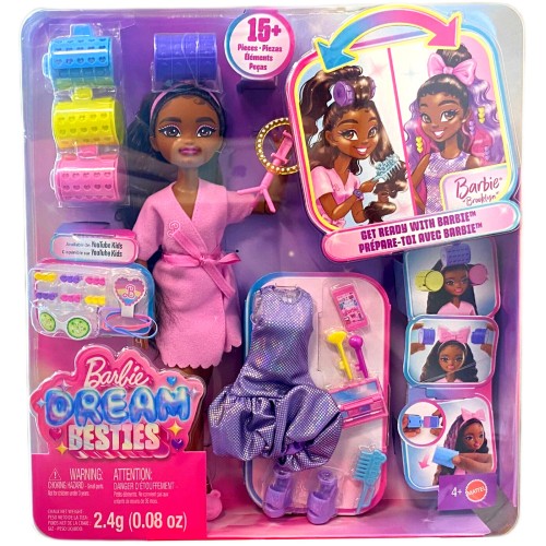 Mattel barbie dream besties grwm - brooklyn κούκλα JGG39 194735313297