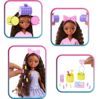 Mattel Barbie Dream GET Ready With “Brooklyn” Fashion Doll With Surprise Accessories And 15+ Looks JGG39 194735313297