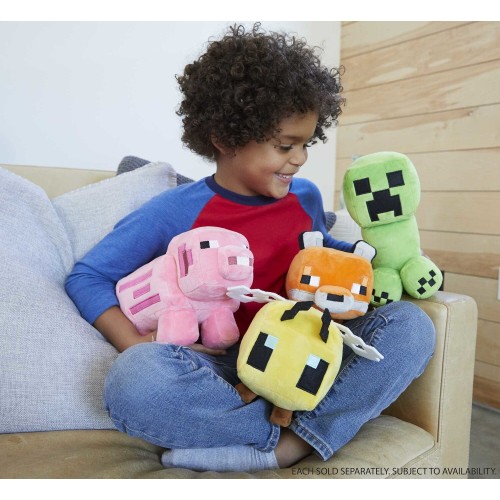 Mattel Minecraft Plush Dolls 8-in Plush Dolls, Fan Favorite Characters HBN39 / HBN42 887961993455