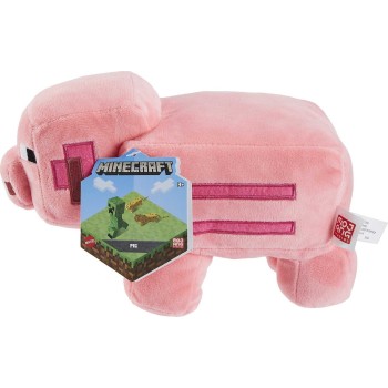 Mattel Minecraft Λούτρινο Παιχνίδι Pig HBN39 / HBN42 887961993455