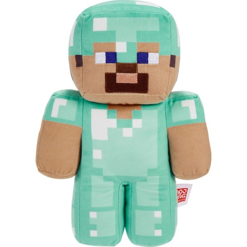Mattel Minecraft Λούτρινο Παιχνίδι Diamond Steve  HBN39 / HPP23 194735164912