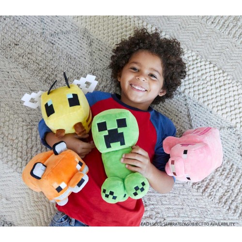 Mattel Minecraft Plush Dolls 8-in Plush Dolls, Fan Favorite Characters HBN39 / HBN40 887961993431