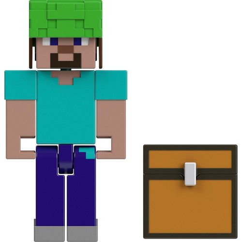 Mattel Minecraft Underwater Steve Action Figure & Accessories Set, 3.25-Inch Scale Collectible Toy GTP08 / JCN39 194735273379