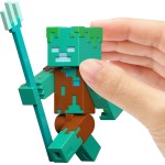 Mattel Minecraft Drowned Set, 3.25-Inch Scale Φιγούρα Παιχνιδιού GTP08 / JCN41 194735273355