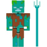 Mattel Minecraft Drowned Action Figure & Accessories Set, 3.25-Inch Scale Collectible Toy GTP08 / JCN41 194735273355