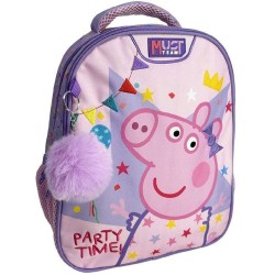 Diakakis imports Backpack Must Team Peppa Pig Celebrate With Peppa With 2 Pockets (000482826) 000482826 5205698727900