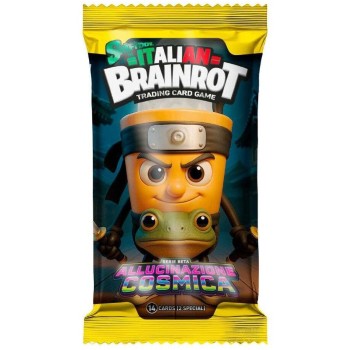 Giochi Preziosi Skifidol Italian Brainrot Trading Card Game Sachet With 14 Collectible Cards B Cosmic Hallucination - Various De