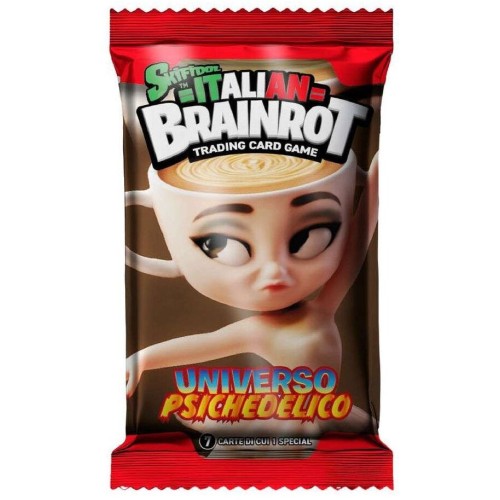 Giochi Preziosi Skifidol Italian Brainrot Trading Card Game Sachet With 7 Collectible Cards A Psychedelic Universe - Various Des