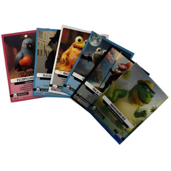 Giochi Preziosi Skifidol Italian Brainrot Trading Card Game Sachet With 7 Collectible Cards A Psychedelic Universe - Various Des