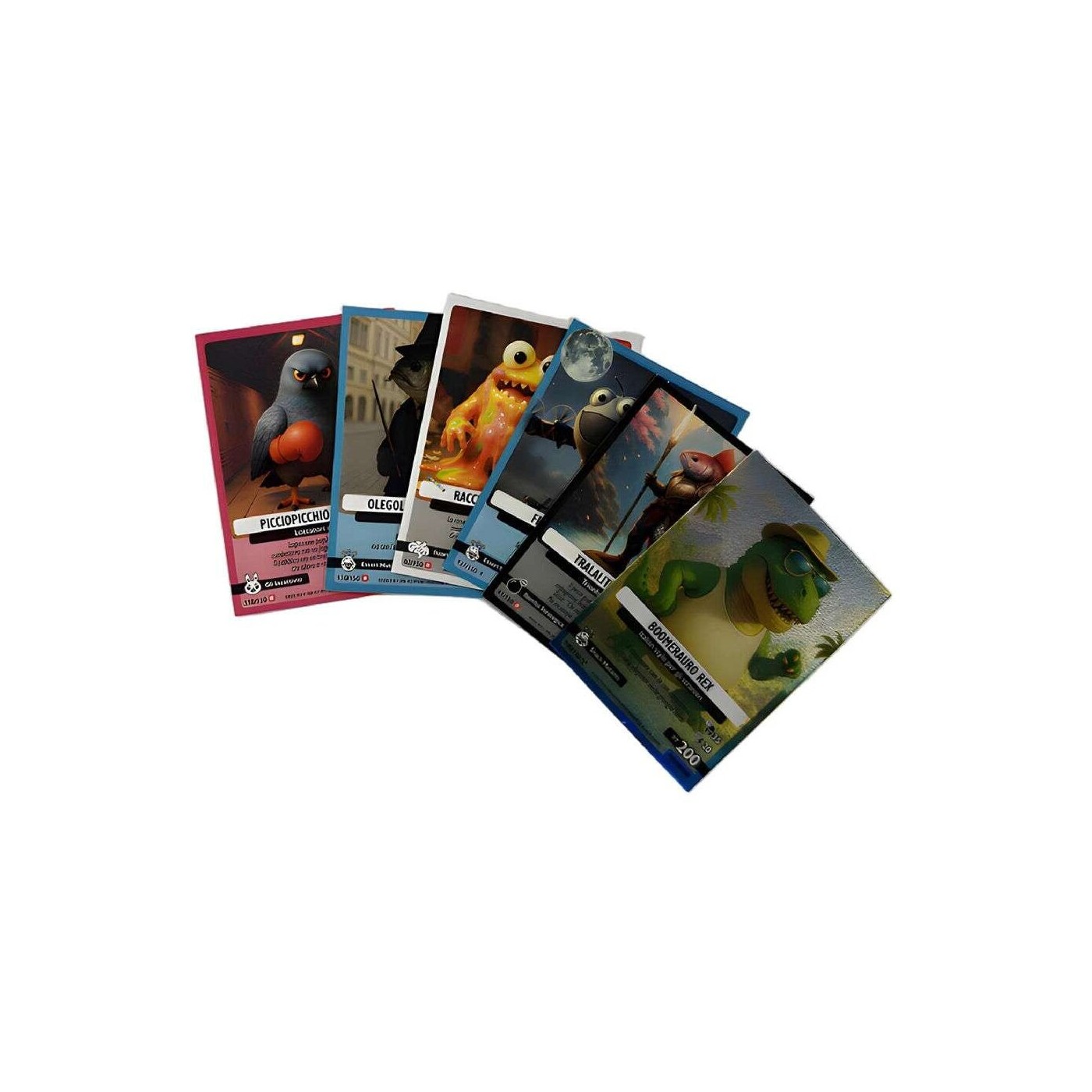 288 Cartes Italian Brainrot Skifidol – Jeu De Collection Humoristique – 8 Cartes Par Paquet