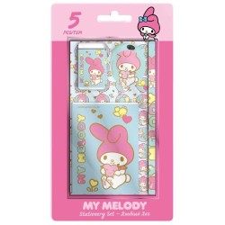 Diakakis imports Σχολικό Σετ Sanrio Hello Kitty & Friends My Melody 5Τεμ. 000490112 5205698738784