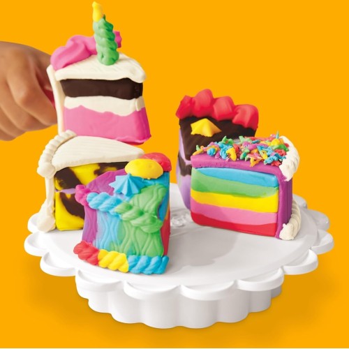 Hasbro Play-doh Super Slice Cake Playset G0497 5010996308528