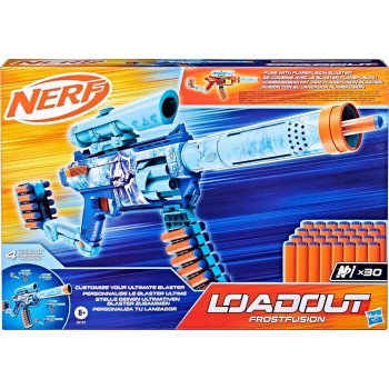 Hasbro Nerf Loadout Frostfusion Blaster και 30 N1 Darts G3157 5010996361264