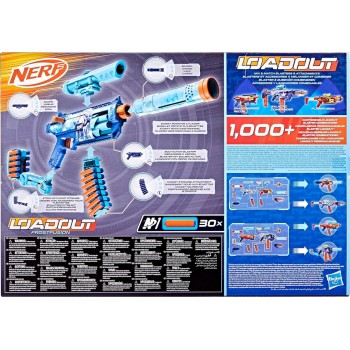 Hasbro Nerf Loadout Frostfusion Blaster και 30 N1 Darts G3157 5010996361264