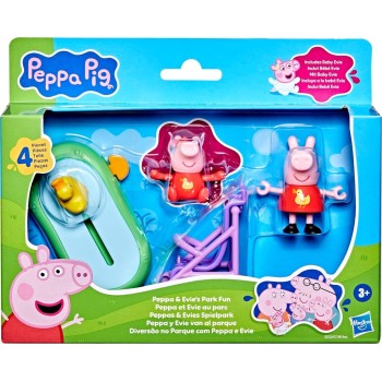 Hasbro Peppa Pig Peppa and Evies Park Fun Playset F2189 / G0528 5010996327635