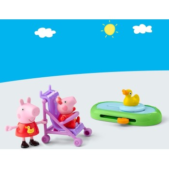 Hasbro Peppa Pig Peppa and Evies Park Fun Playset F2189 / G0528 5010996327635