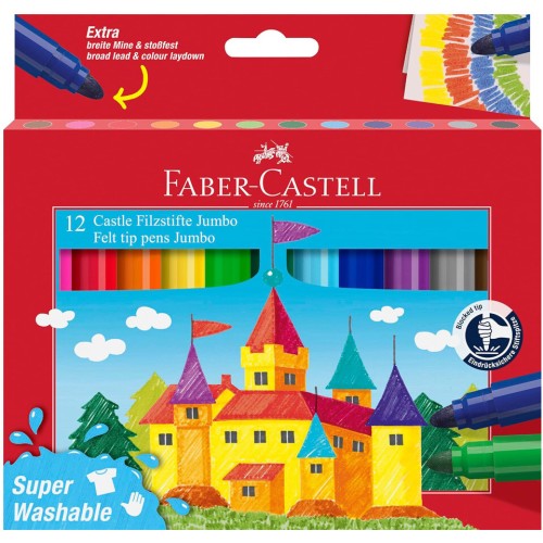 Faber-castell Jumbo Mark Set of 12  154311 4005401543114