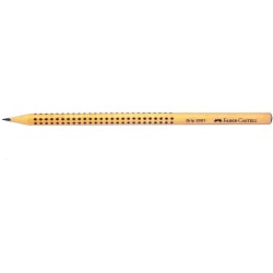 Faber-Castell 2001 Grip Μολύβι ΗΒ Φυσικό Ξύλο Μαύρο 217053 4005402170531
