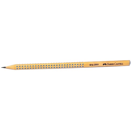 Faber-Castell 2001 Grip Μολύβι HB Φυσικό Ξύλο Μπλε 217051 4005402170517