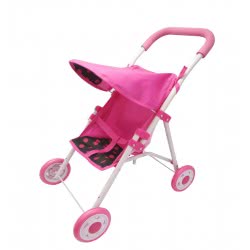 Toys-shop Choice Καροτσάκι Κούκλας Με Τέντα Φουξ JH014140 6990416141401