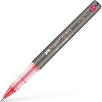 Στυλό Faber-castell Free Ink Needle - 0.5 mm, Κόκκινο 348603 4005403486037